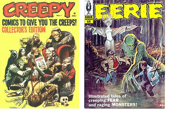 Creepy and Eeerie Magazines