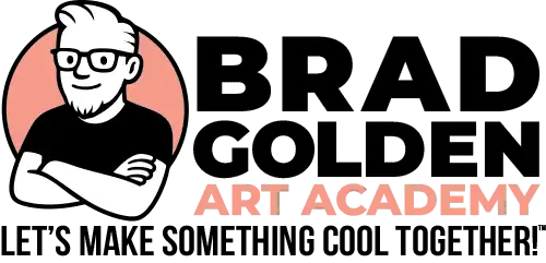 BRAD GOLDEN LOGO WITH TAGLINE