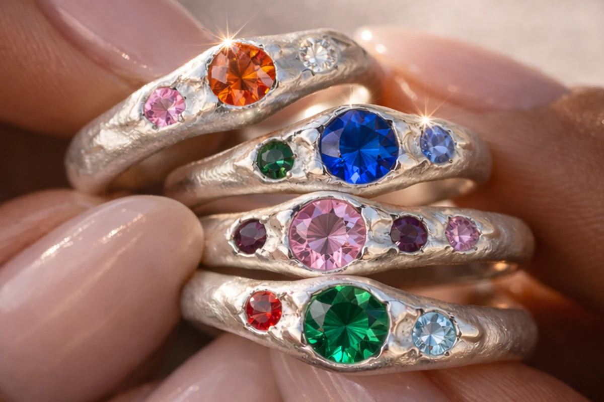 Silver Clay Rings