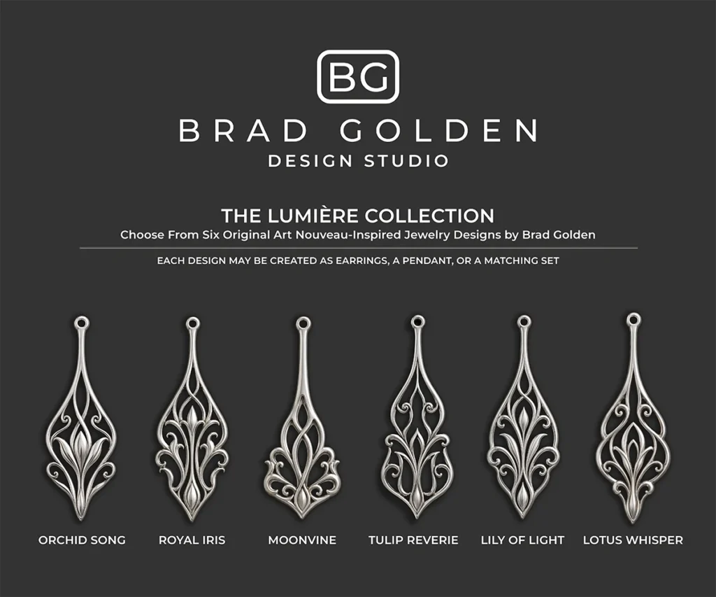 Art Nouveau Earring Designs